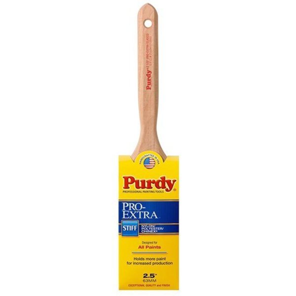 Purdy 2-1/2" Flat Sash Paint Brush, Nylon/Polyester Bristle 144100725